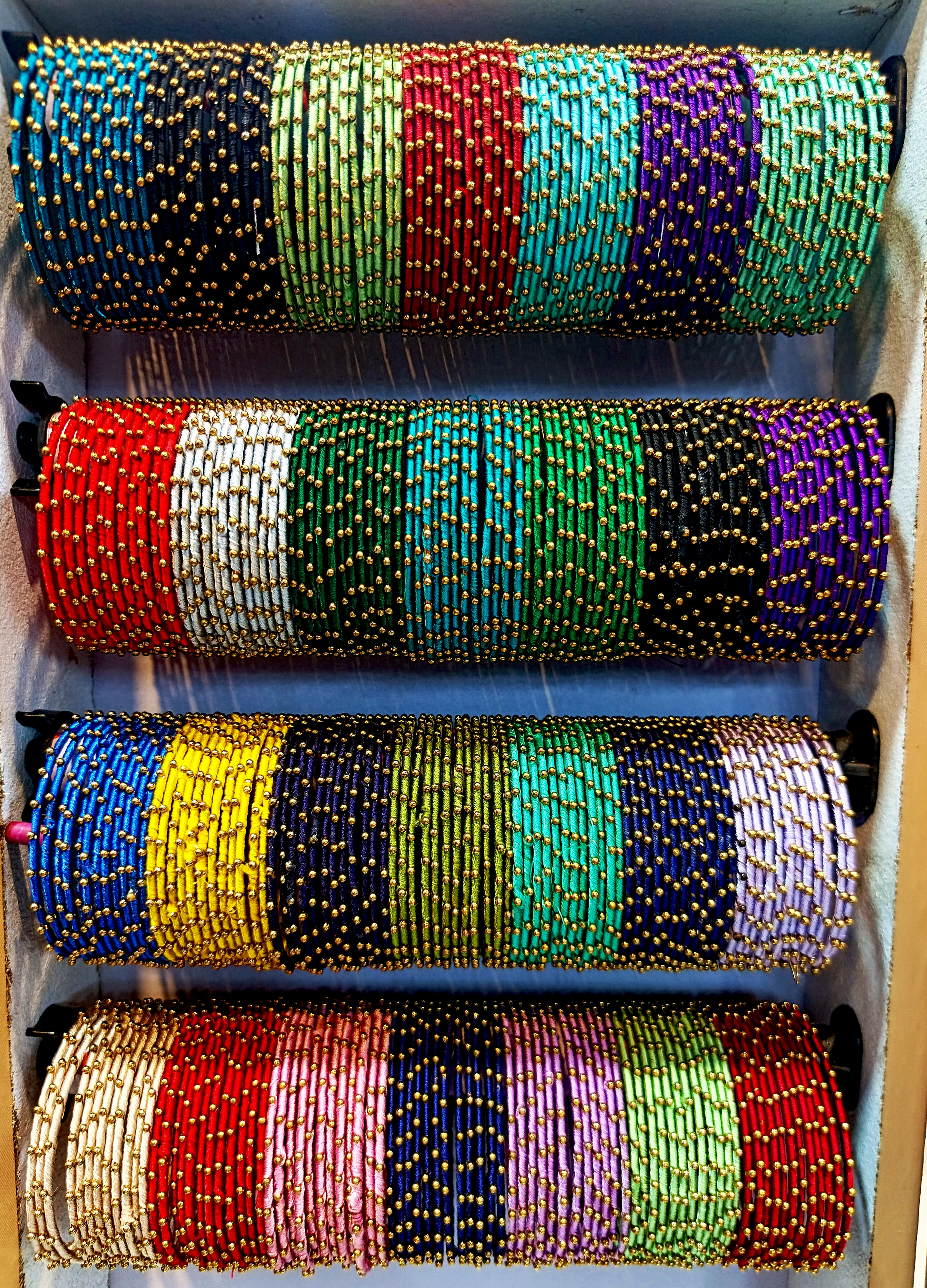 Steel thread bangles All colours available