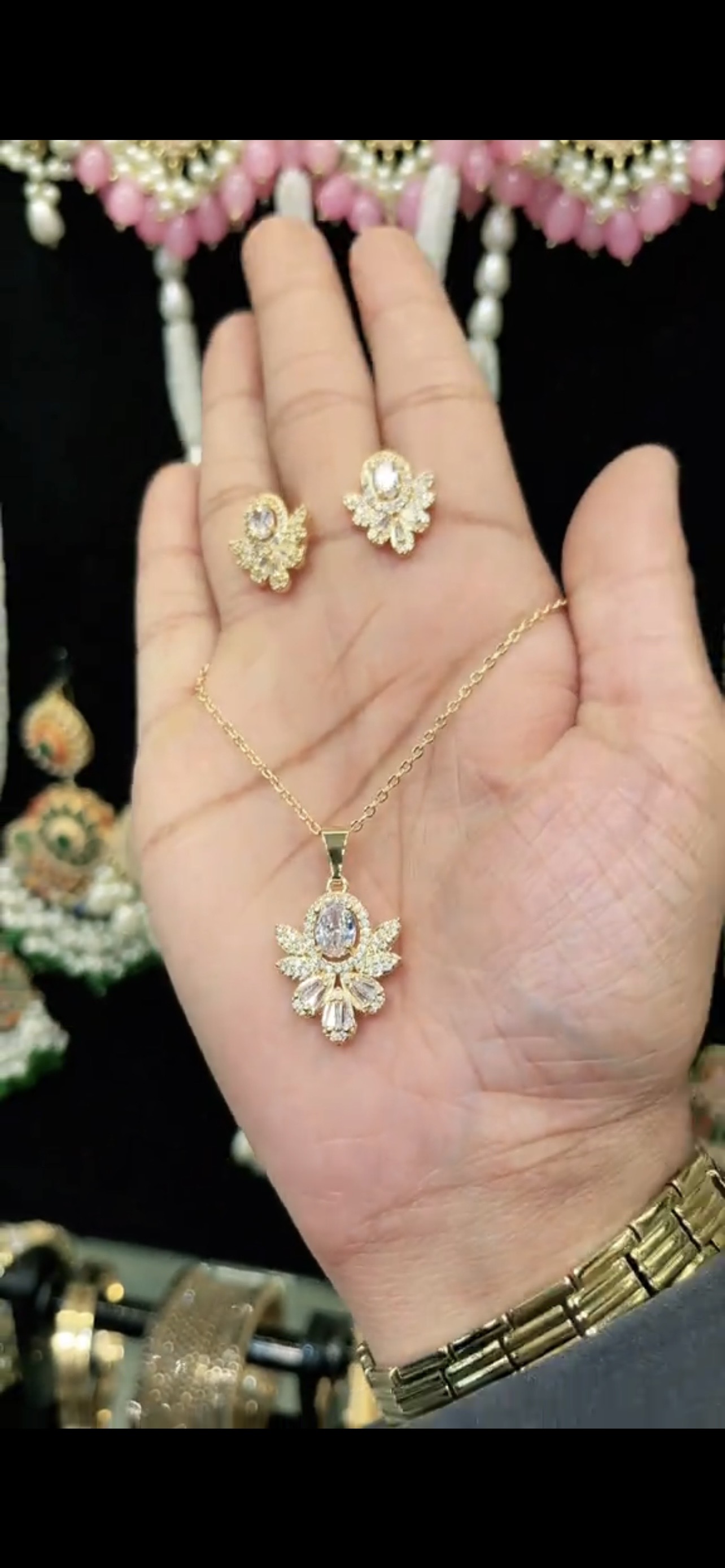 ITALIAN ZARKOON LOCKET SET