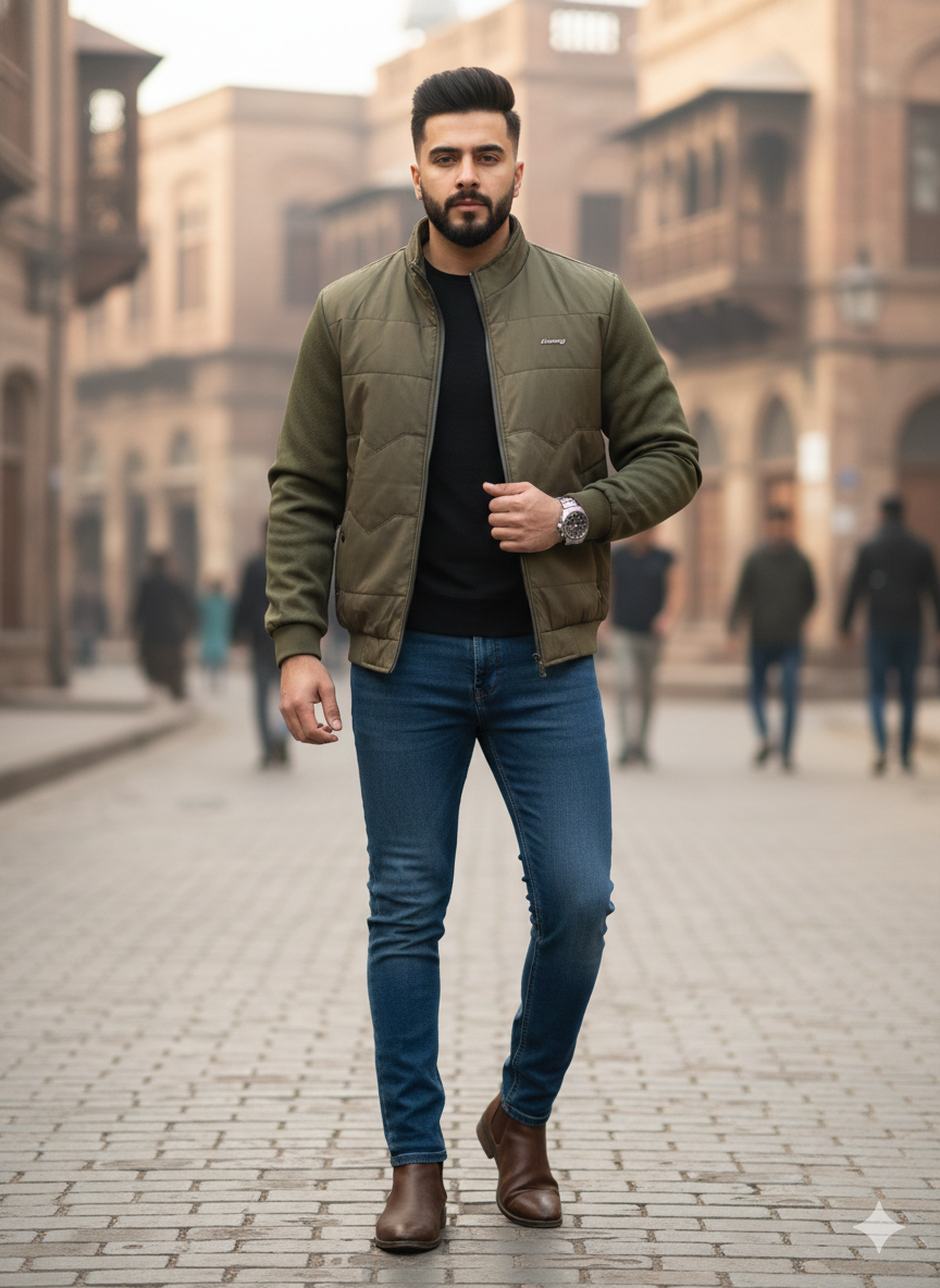 Fabric arms and parachute