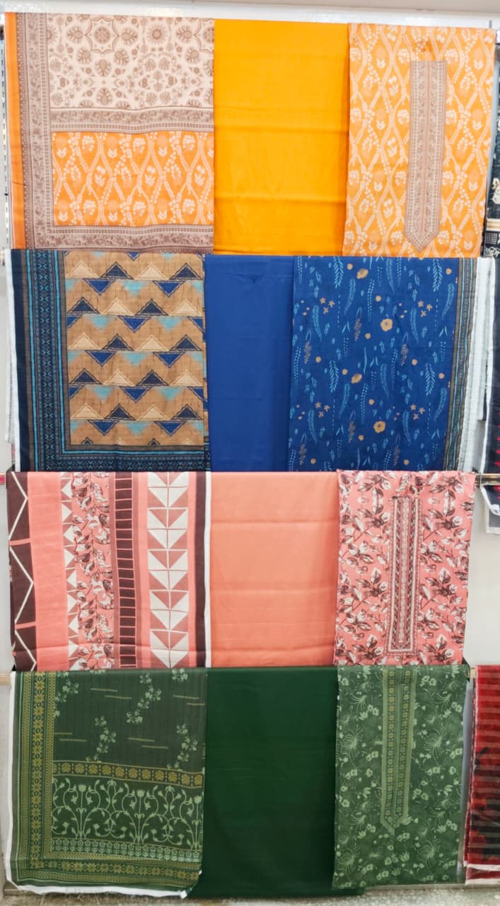 Meraj luxury voils Printed 3Pc Lawn